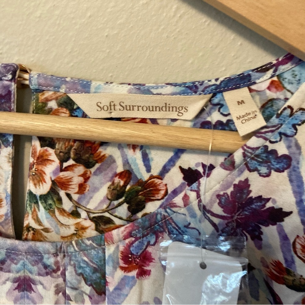 NWT Soft Surroundings Coloures Top - Picture 3 of 7